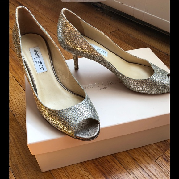 Jimmy Choo Isabel Peep Toe Pump
